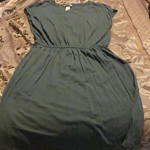 Green T-Shirt Dress